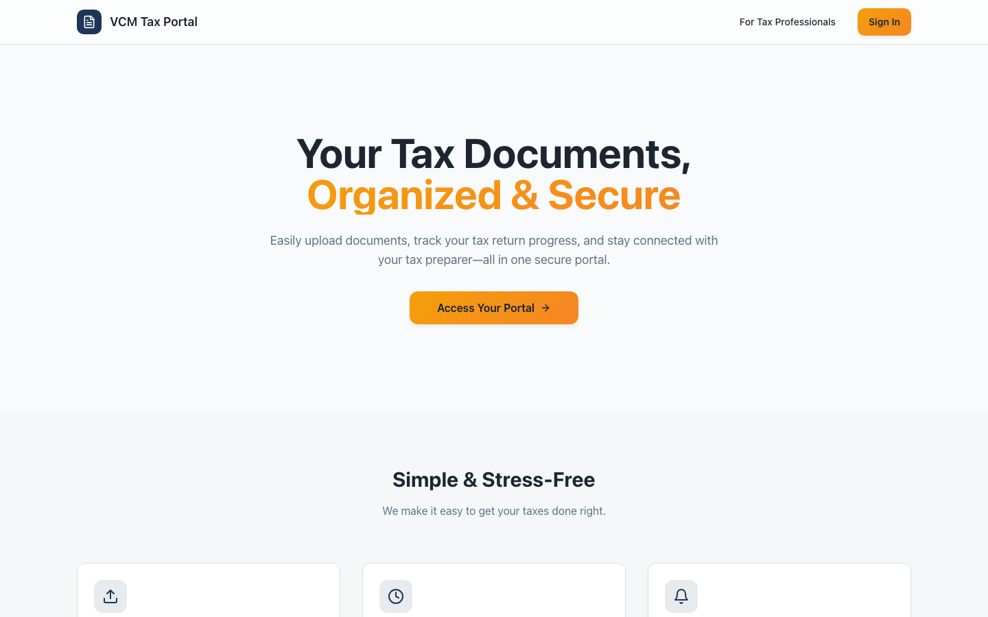 Tax Client Hub